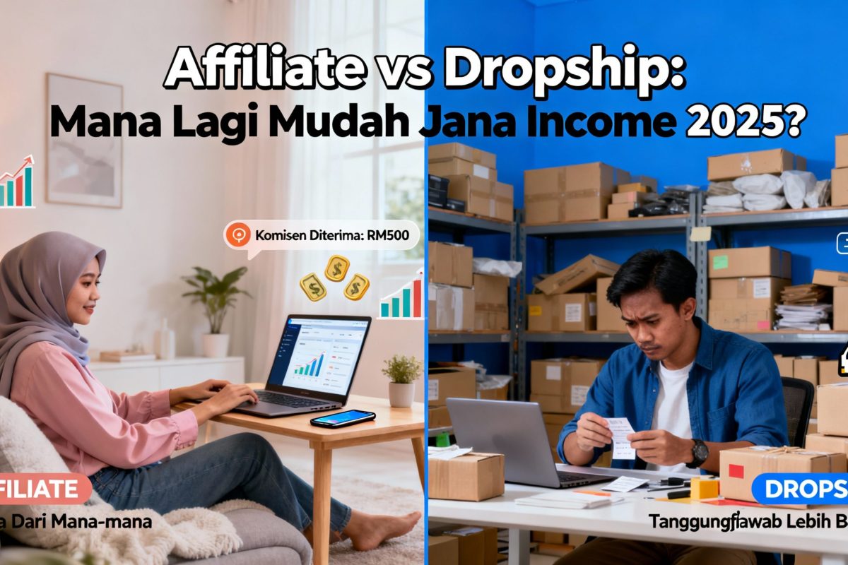 Affiliate vs Dropship Lifestyle Comparison 2025