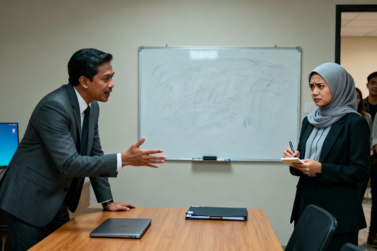 Bos Bagi Arahan Lisan Sahaja