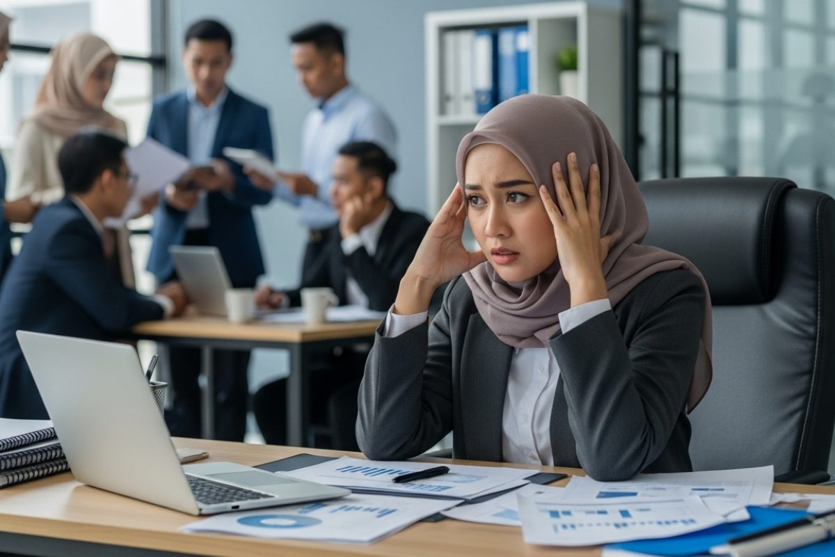 Bos Wanita Bertudung Tertekan HR Keliru