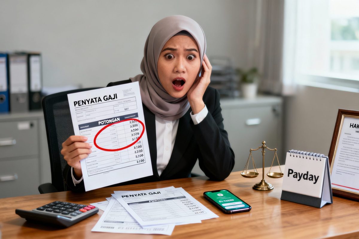 Gaji Potong Tanpa Notis Hak Pekerja