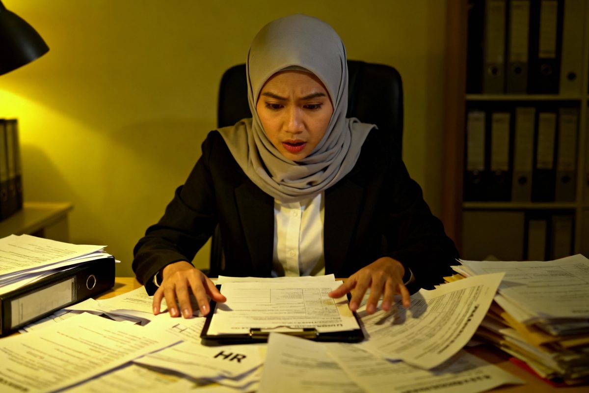 HR Keliru dan Tertekan
