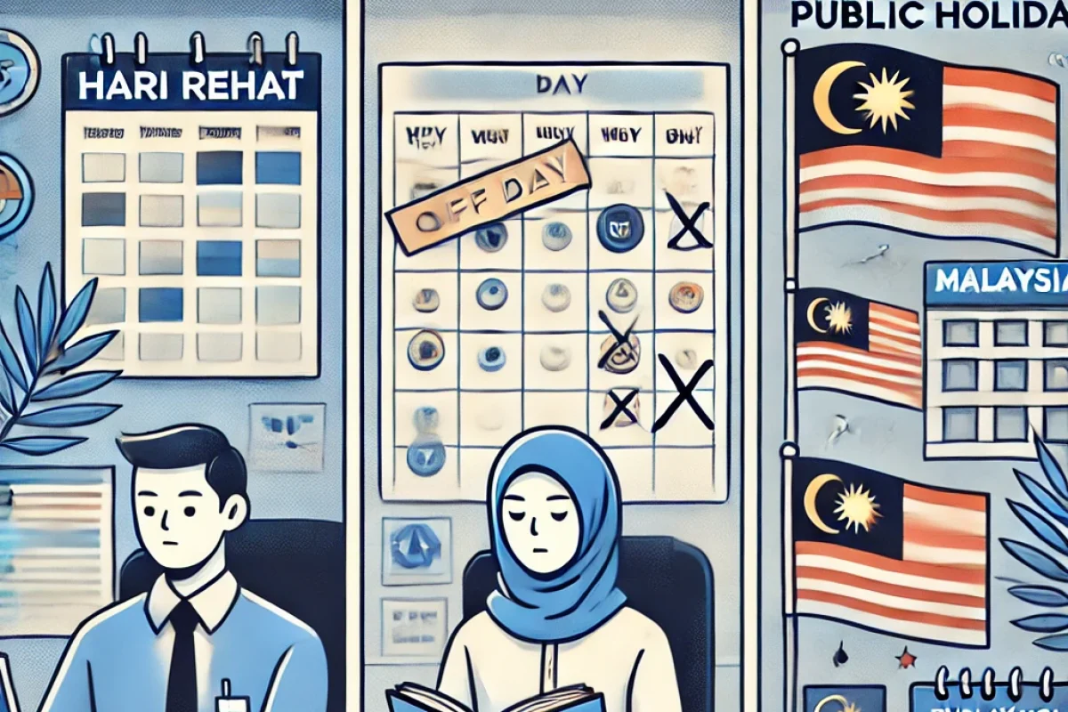 Hari Rehat, Off Day, dan Public Holiday