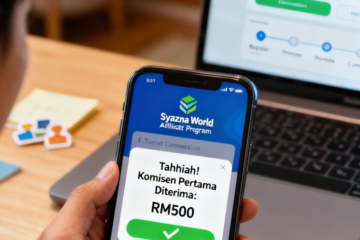Komisen Pertama Affiliate Syazna World