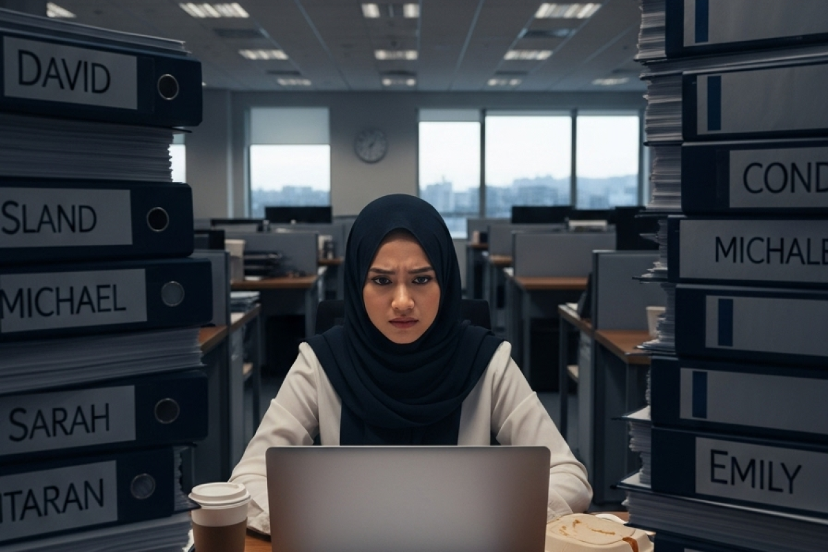 Pekerja Stress Akibat Rakan Balik Lambat