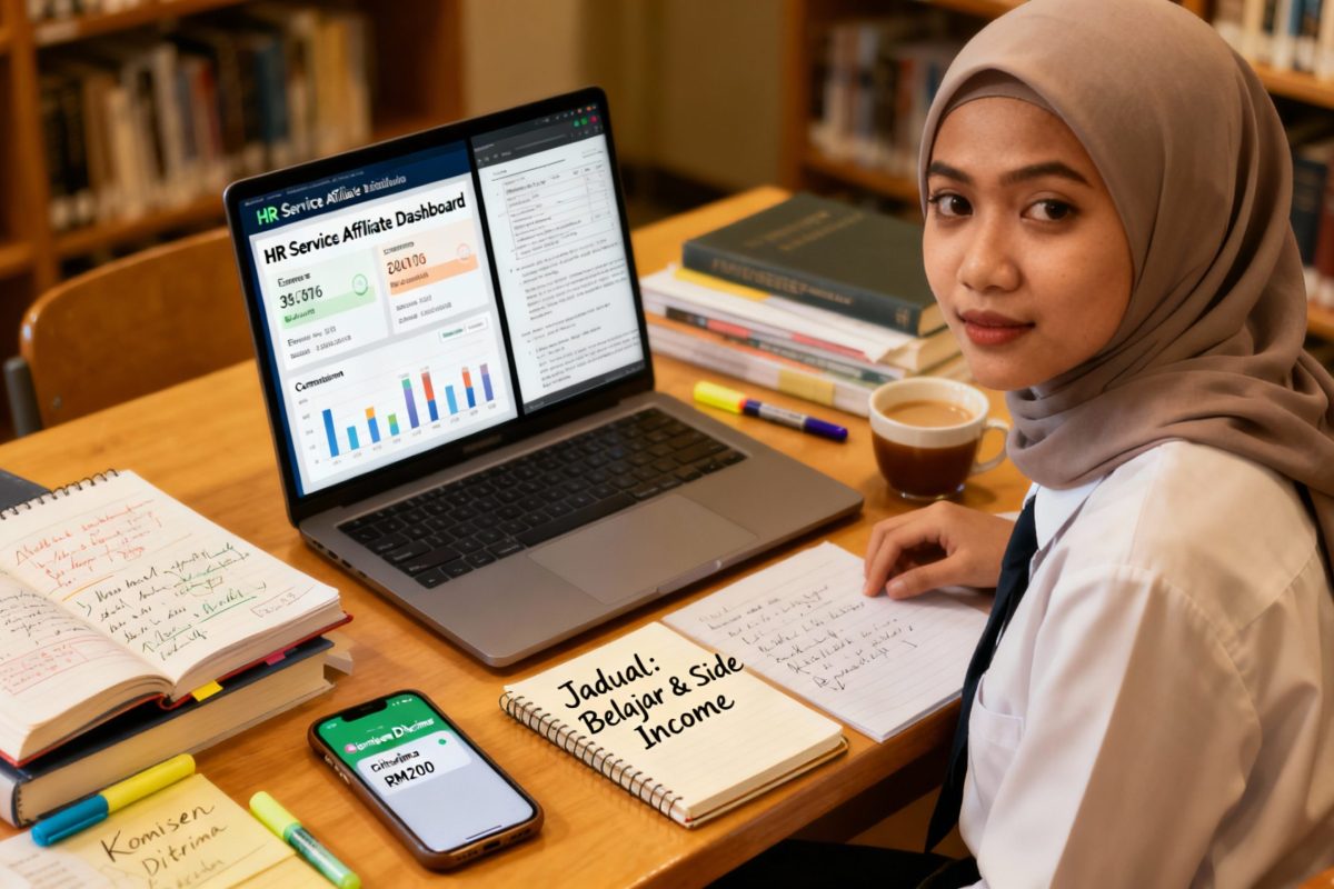 Pelajar Buat Side Income Dengan Affiliate HR Service