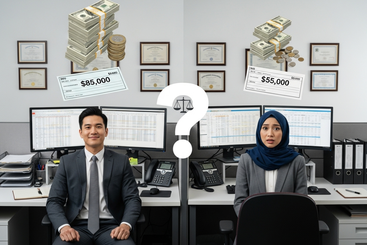Perbezaan Gaji Antara Rakan Sekerja