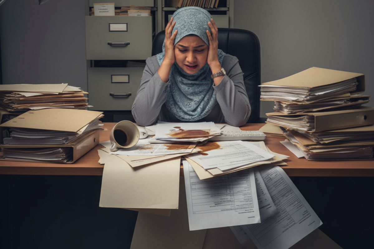 Rekod Pekerja Manual dan Risiko Data Hilang