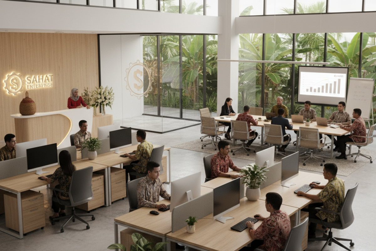 Ruang Kerja Sahat Enterprise