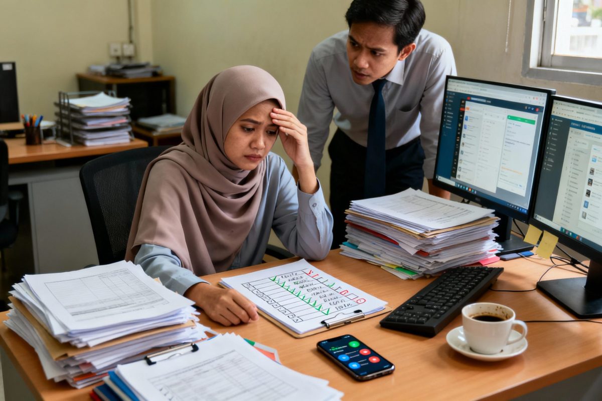 Staff Kerja Banyak Gaji Sama