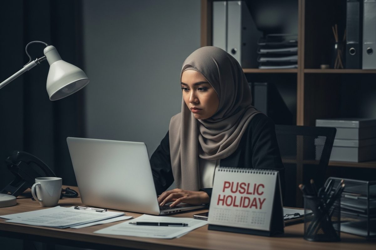 Wanita_Asia_Berhijab_Pada_Cuti_Umum